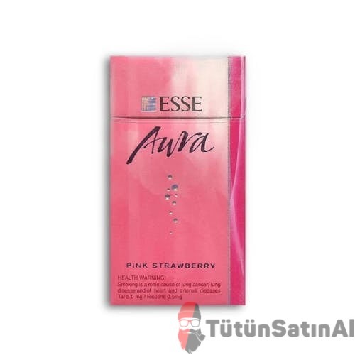 Esse Aura Pink Strawbery Çilek Aromali İthal Sigara 1 Esse Aura Pink Strawbery Çilek Aromali İthal Sigara