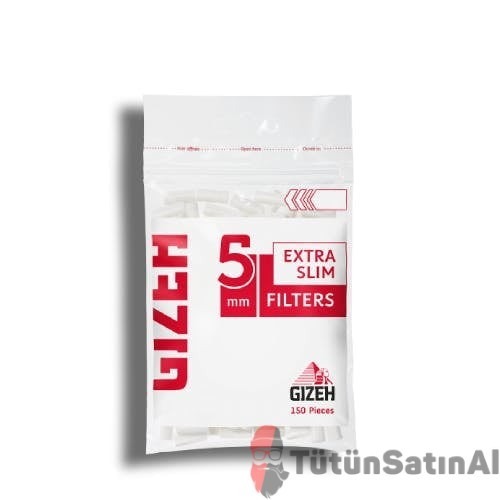 Gizeh Extra Slim 5.3 mm Poşet Filtre 1 Gizeh Extra Slim 5.3 mm Poşet Filtre