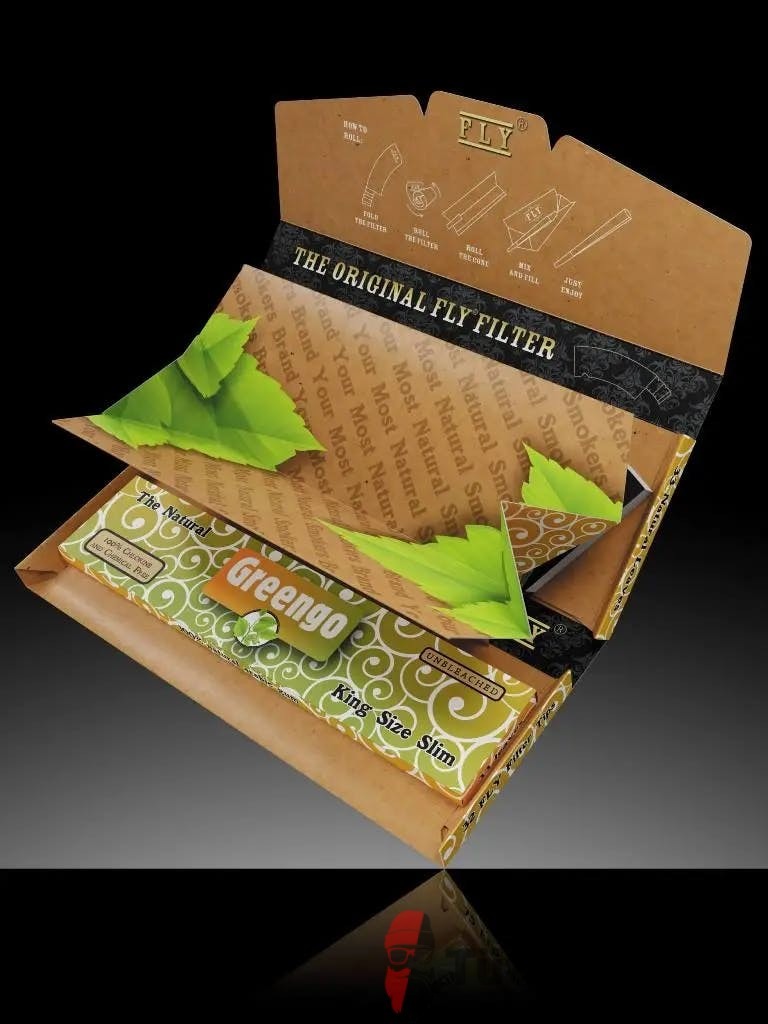 Greengo Fly Black Silk Zıvanalı Sarma Kağıdı 1 Greengo Fly Black Silk Zıvanalı Sarma Kağıdı