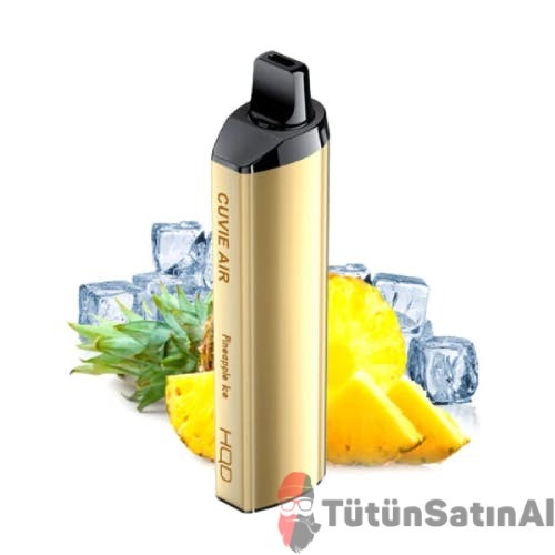 HQD Cuvie Air Pineapple İce 4000 Puf 1 HQD Cuvie Air Pineapple İce 4000 Puf