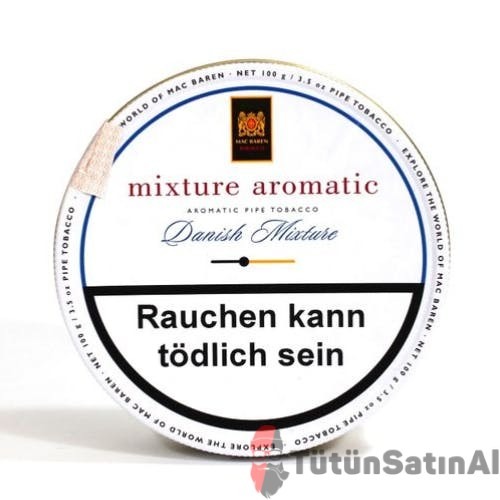 Mac Baren Mixture Aromatic İthal Pipo Tütünü 1 Mac Baren Mixture Aromatic