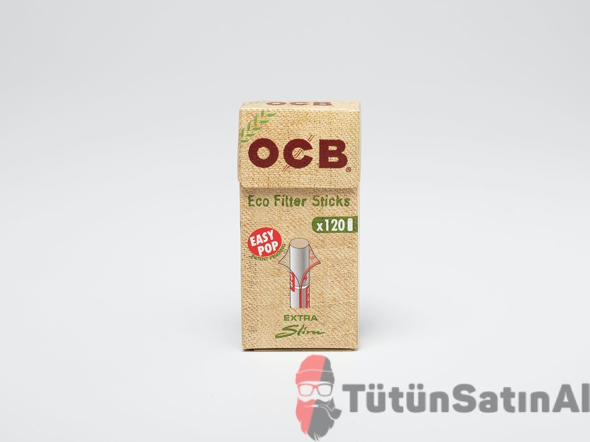 OCB Organik Extra Slim Stick Sigara Sarma Filtresi 1 OCB Organik Extra Slim Stick Sigara Sarma Filtresi