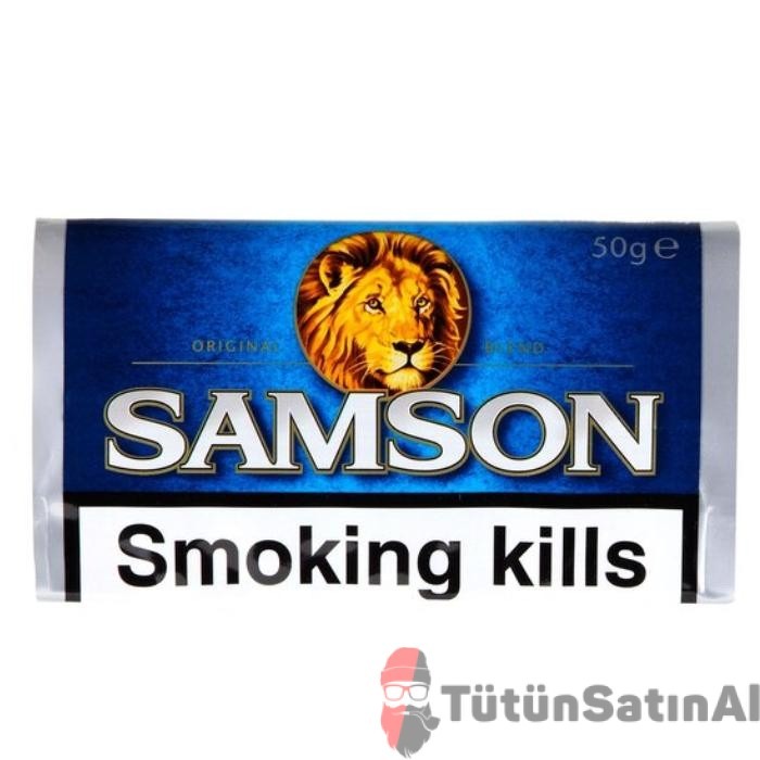 Samson Mavi (Blue) İthal Paket Tütün Satın Al – 50gr (KURU ÜRÜN) 1 Samson Mavi