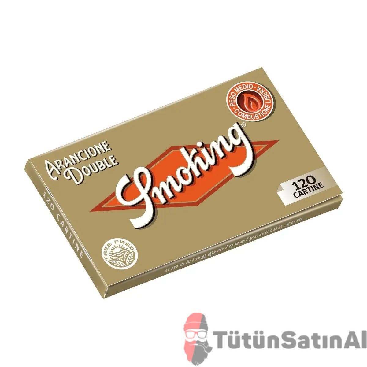 Smoking Arancione Double 120'li Tütün Sarma Kağıdı (Orta) 1 Smoking Arancione Double 120'li Tütün Sarma Kağıdı (Orta)