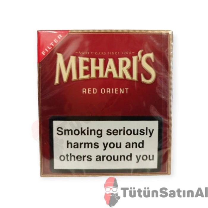 Mehari's Red Orient 20'li Filtreli Sigarillo 1 Mehari's Red Orient 20'li Filtreli Sigarillo
