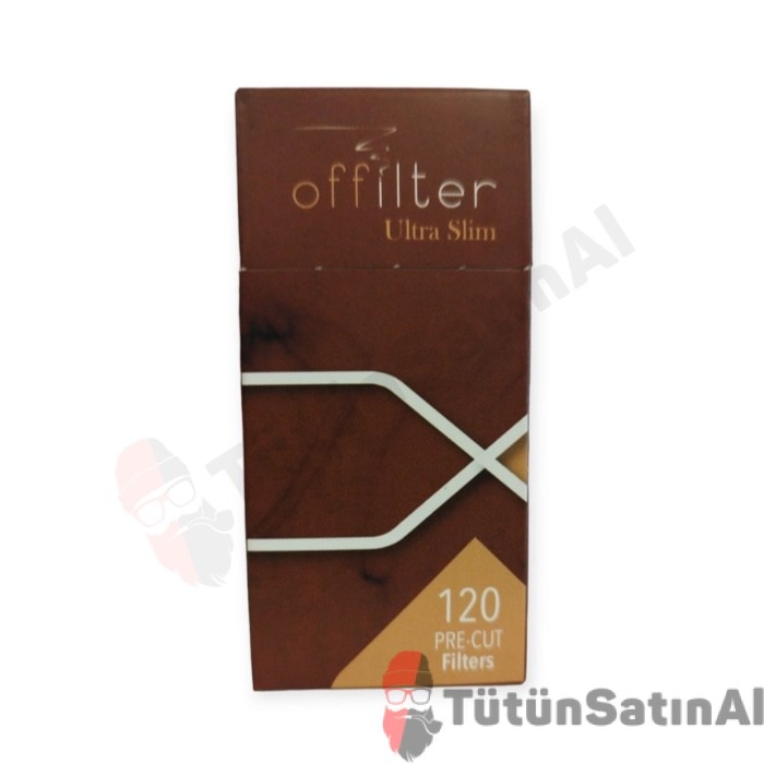 Offilter Ultra Slim Organik Tütün Sarma Filtresi 1 Offilter Ultra