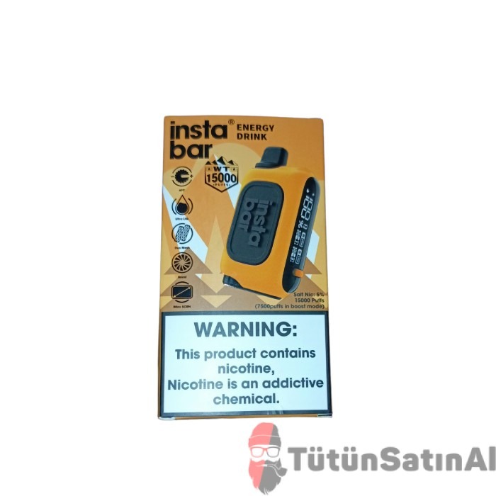 InstaBar WT15000 Energy Drink Rechargeable Disposable Device 1 InstaBar WT15000 Energy Drink Rechargeable Disposable Device
