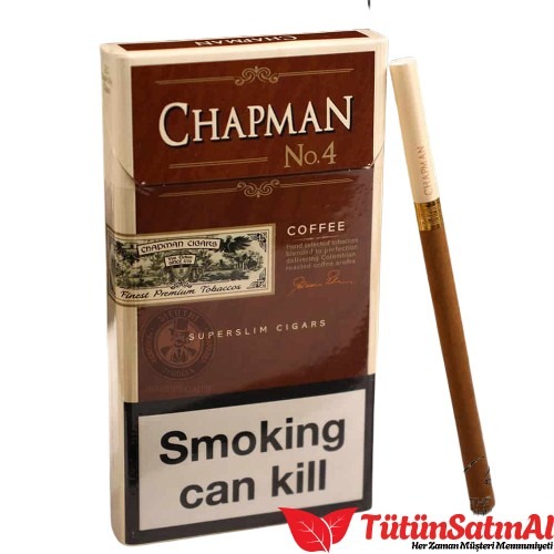 Chapman Coffe No:4 Slim İthal Sigara - Kahve aromalı sigara 1 Chapman Coffe No:4 Slim İthal Sigara - Kahve aromalı sigara